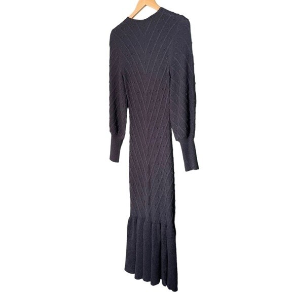 Keepsake The Label Melody Knit Sweater Dress Midnight Blue Midi Size Small US 4 - Picture 8 of 14